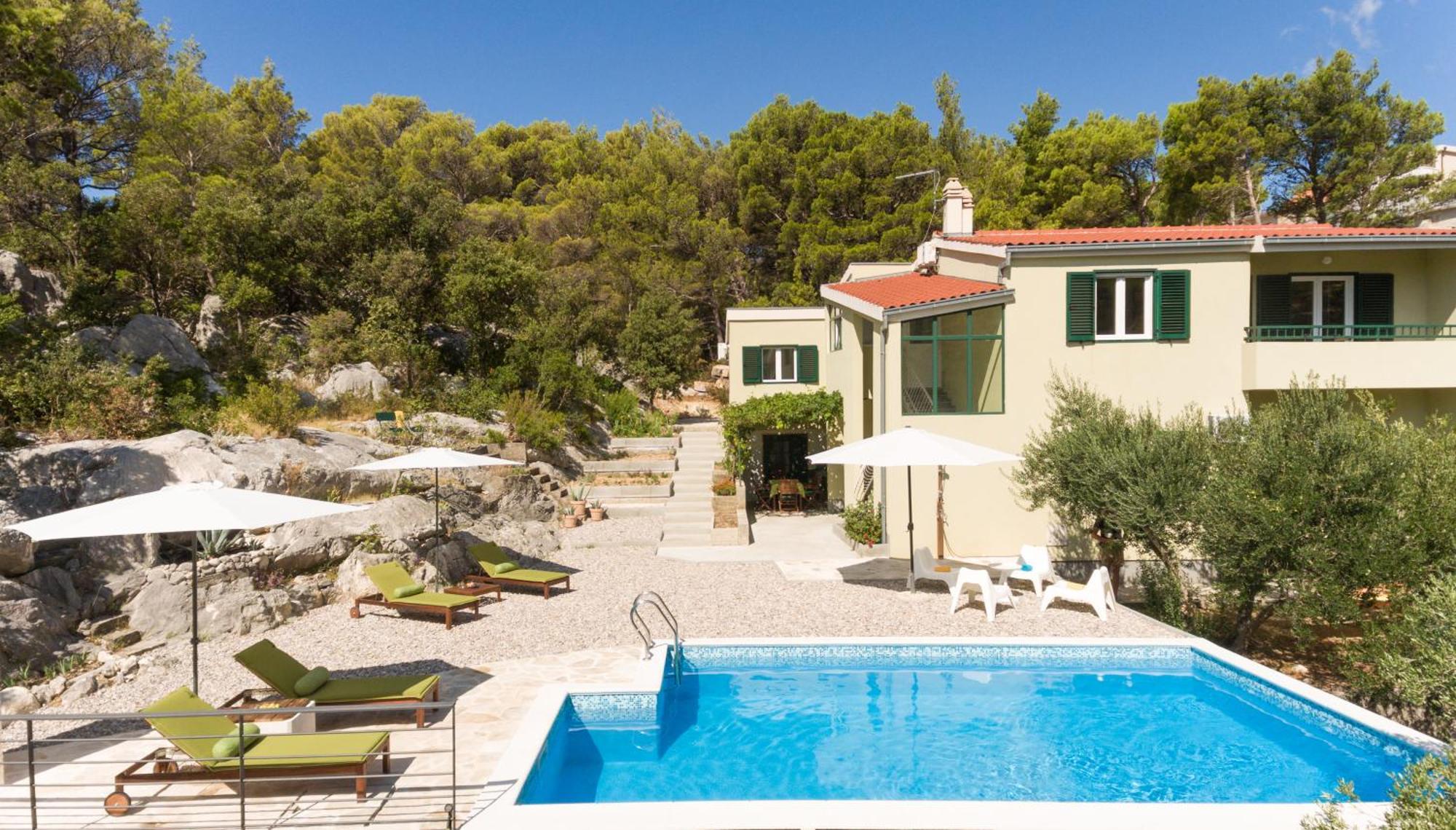 Villa Stina Baska Voda Bagian luar foto